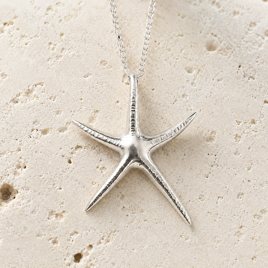 Sterling Silver Starfish Necklace