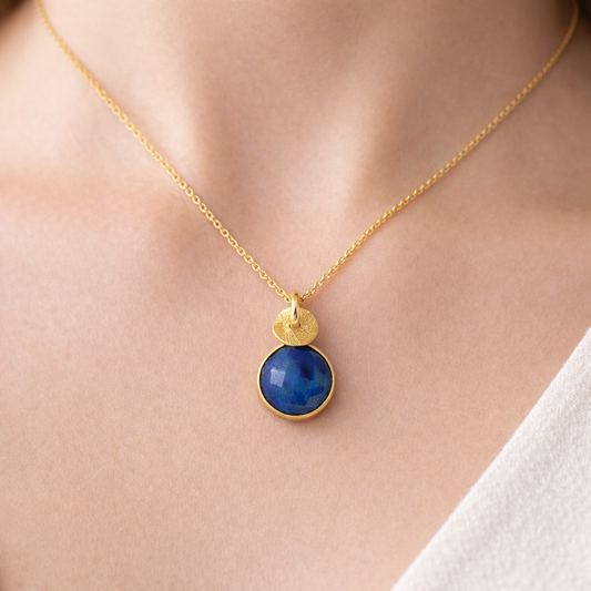 Lapis Lazuli Gold Vermeil Necklace