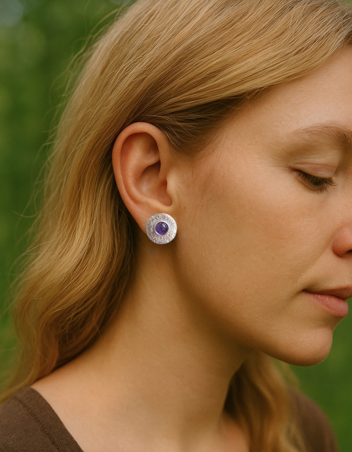 amethyst earrings