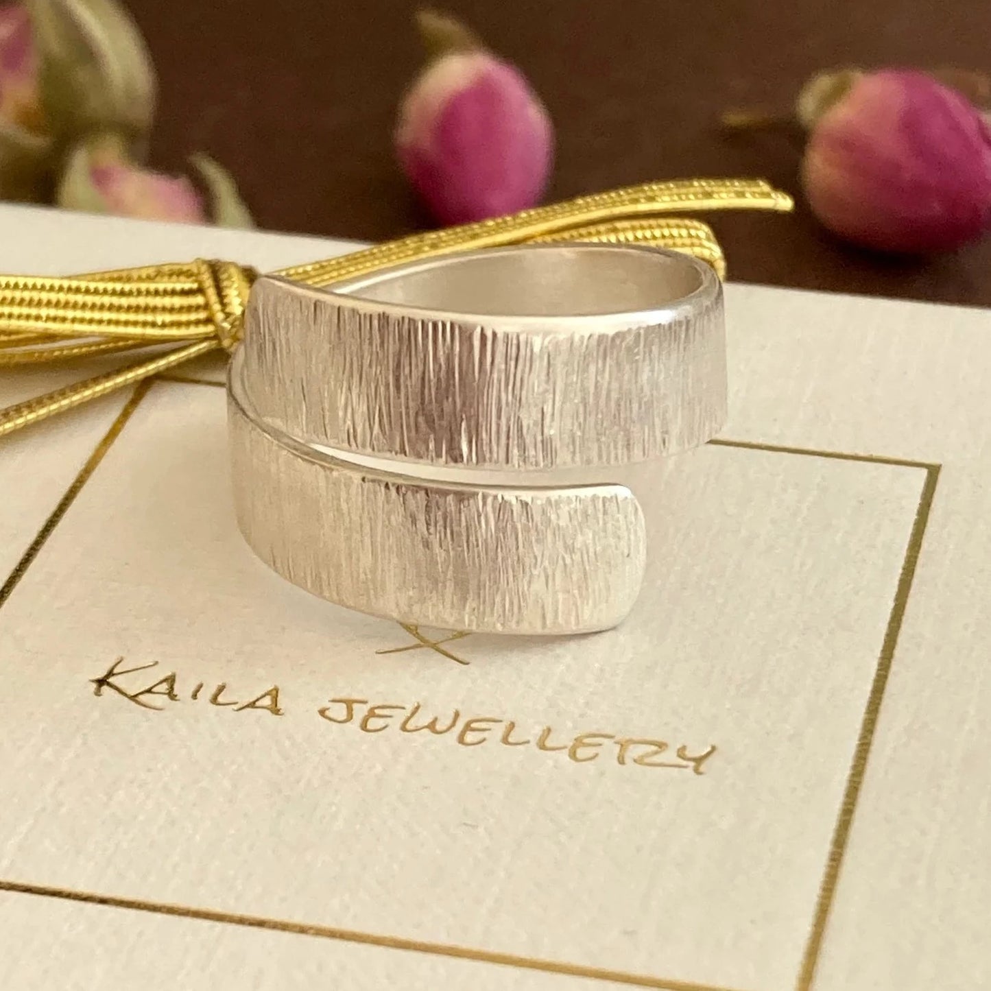 sterling silver adjustable ring