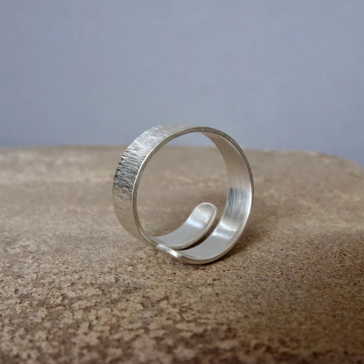 silver adjustable ring