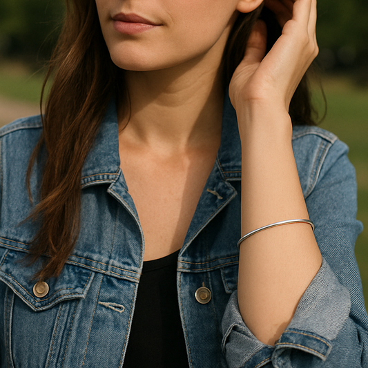 Minimalist Sterling Silver Bangle