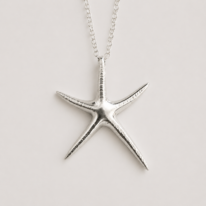 Sterling Silver Starfish Necklace